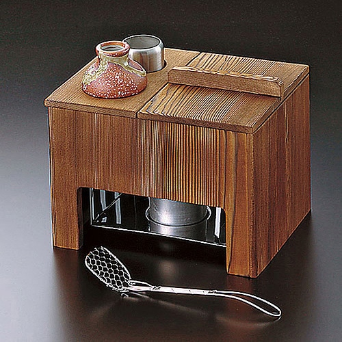 ヤマコー 焼杉湯豆腐セット 1人用 21320 1セット(ご注文単位1セット)【直送品】