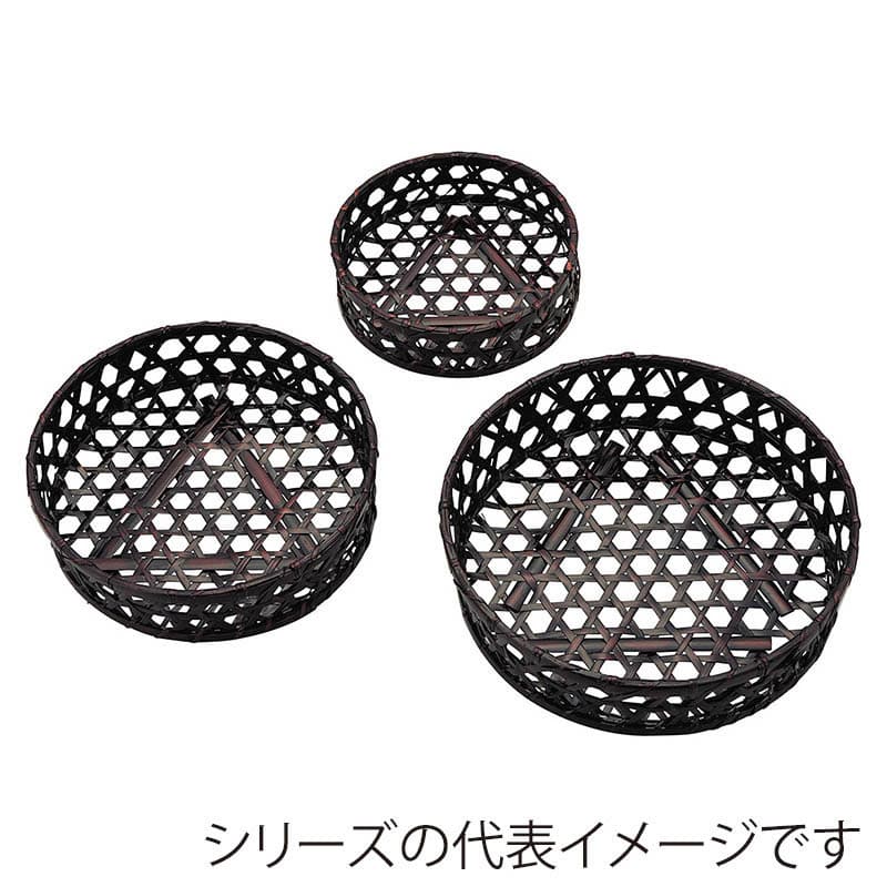 ヤマコー 溜塗オードブル篭 尺0 22592 1個(ご注文単位1個)【直送品】