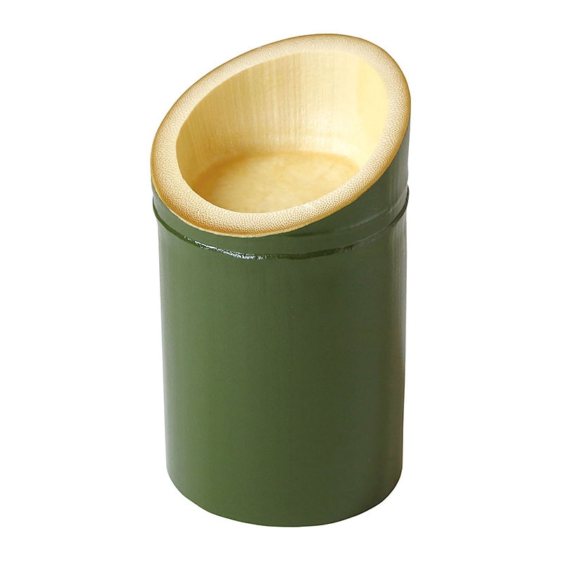 ヤマコー 青塗竹筒珍味入 中 26283 1個(ご注文単位1個)【直送品】
