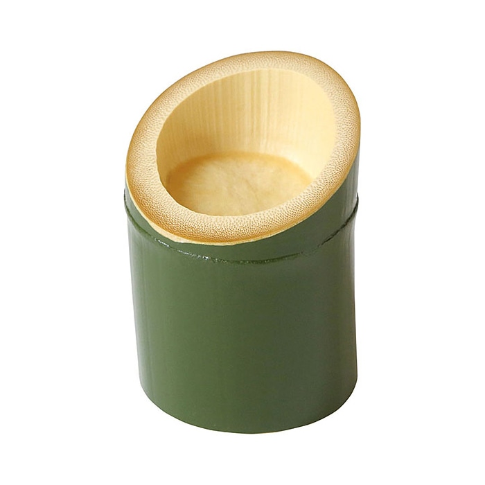 ヤマコー 青塗竹筒珍味入 小 26284 1個(ご注文単位1個)【直送品】