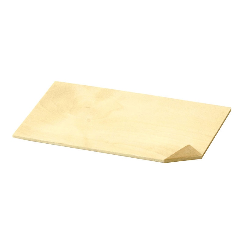 ヤマコー 栃 隅折皿 クリアー 38121 1個(ご注文単位1個)【直送品】