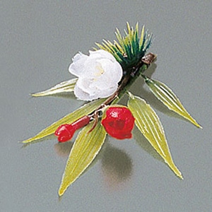 ヤマコー プチフラワー 松竹梅 200個入 63843 1パック(ご注文単位1パック)【直送品】