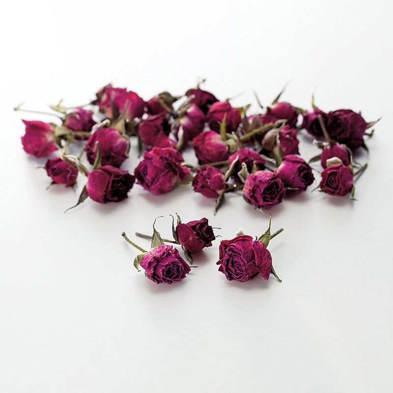 大地農園 ナチュラルドライフラワー ミニバラ ドライ ヘッド 10840-480 ワイン 1袋(ご注文単位1袋)【直送品】