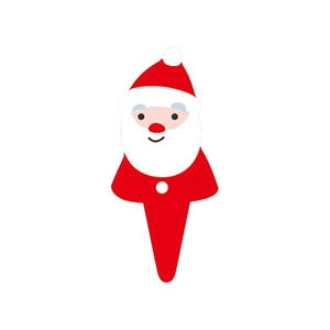 天満紙器 ミニピック ミニサンタ XG253 100枚/束(ご注文単位1束)【直送品】