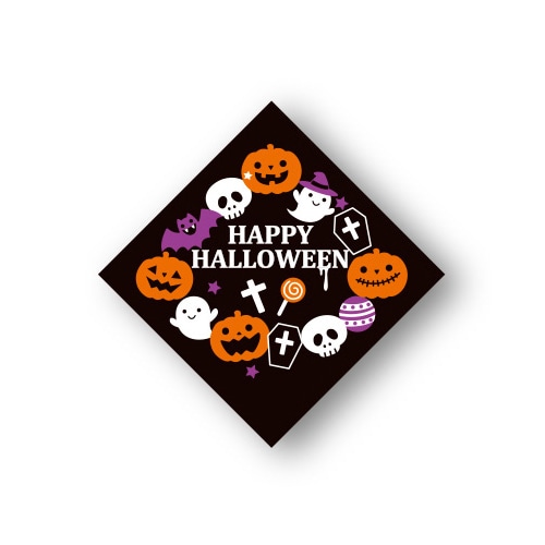 天満紙器 ケーキピック ハロウィーンリース XG260 100枚/袋(ご注文単位1袋)【直送品】