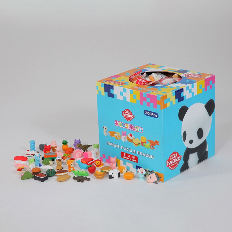 イワコー 消しゴム おもしろけしごむ BOX ER-BOX300(ご注文単位