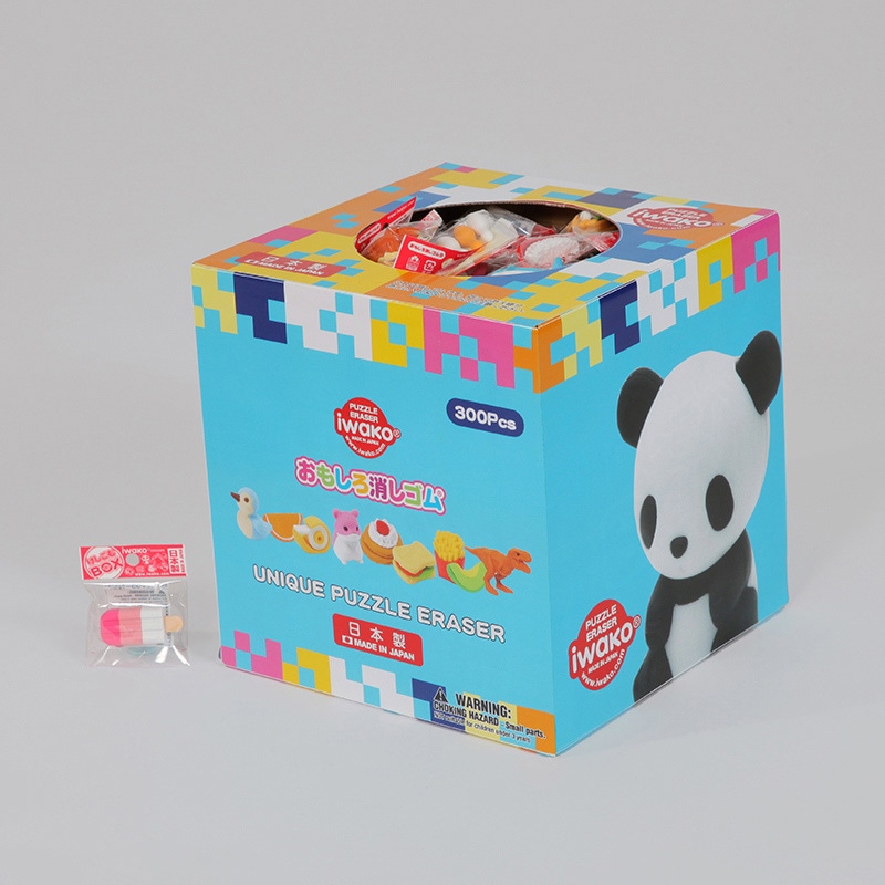 イワコー 消しゴム おもしろけしごむ BOX ER-BOX300(ご注文単位