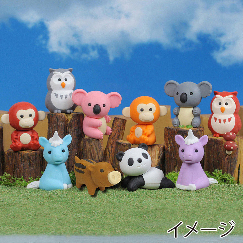 イワコー 森の動物消しゴム ER-DOU003 1個（ご注文単位60個）【直送品