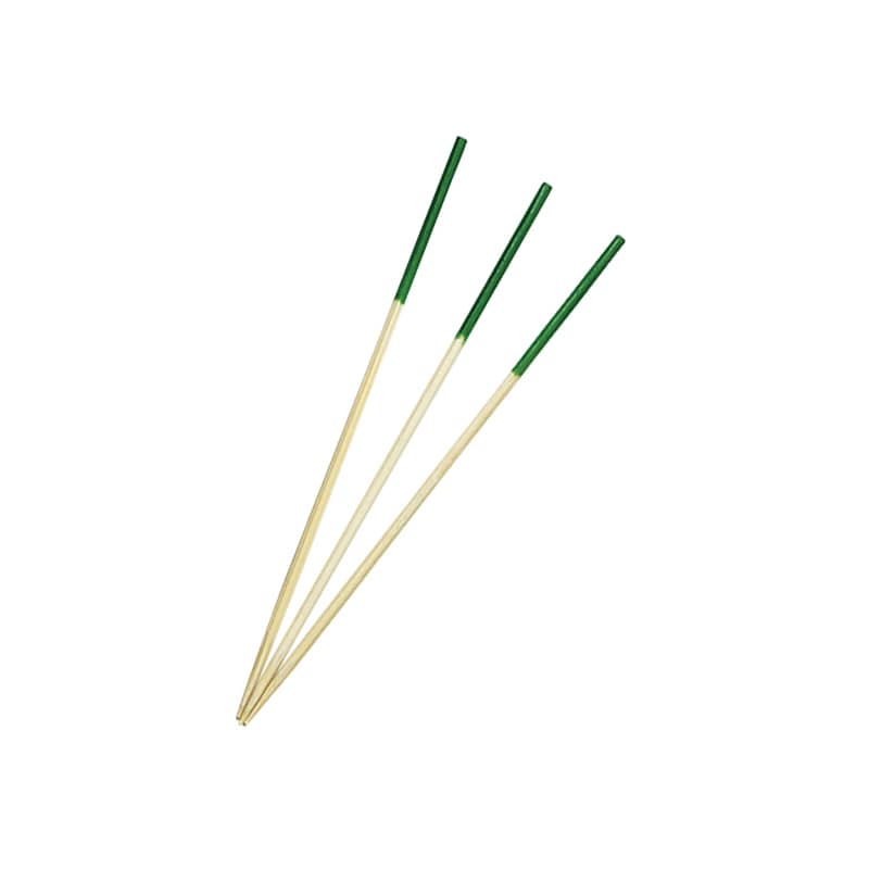 竹苑 飾り串 勘定串 (1色) 緑 9cm 100本/袋 004636921 包装用品