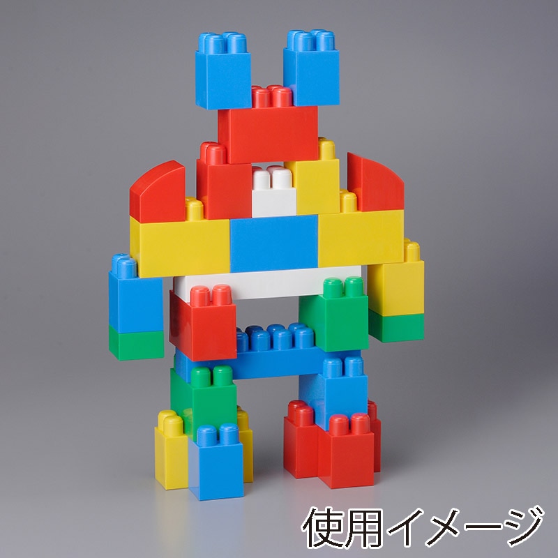 【匿名配送、送料無料】リブロック　たのしいブロックセット 友愛玩具 凸凹ブロック BB51 ホワイト MA-50005WH 1個（ご注文