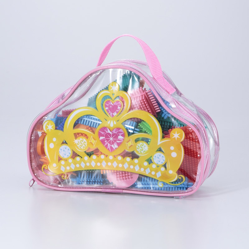 ティアラページ♡⃜ 友愛玩具 ペタペタブロック ビニールバッグ入 S ティアラ MA