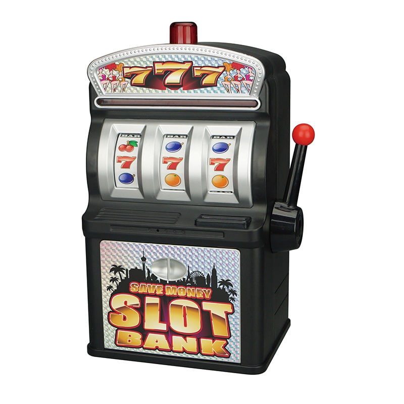 スロット式　貯金箱 友愛玩具 貯金箱 スロットバンク TY-0385 1個（ご注文単位6個）【直送