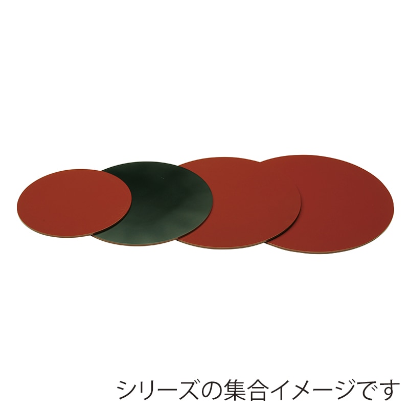 萬洋 丸朱塗り板 φ30cm用 218163 1個(ご注文単位1個)【直送品】