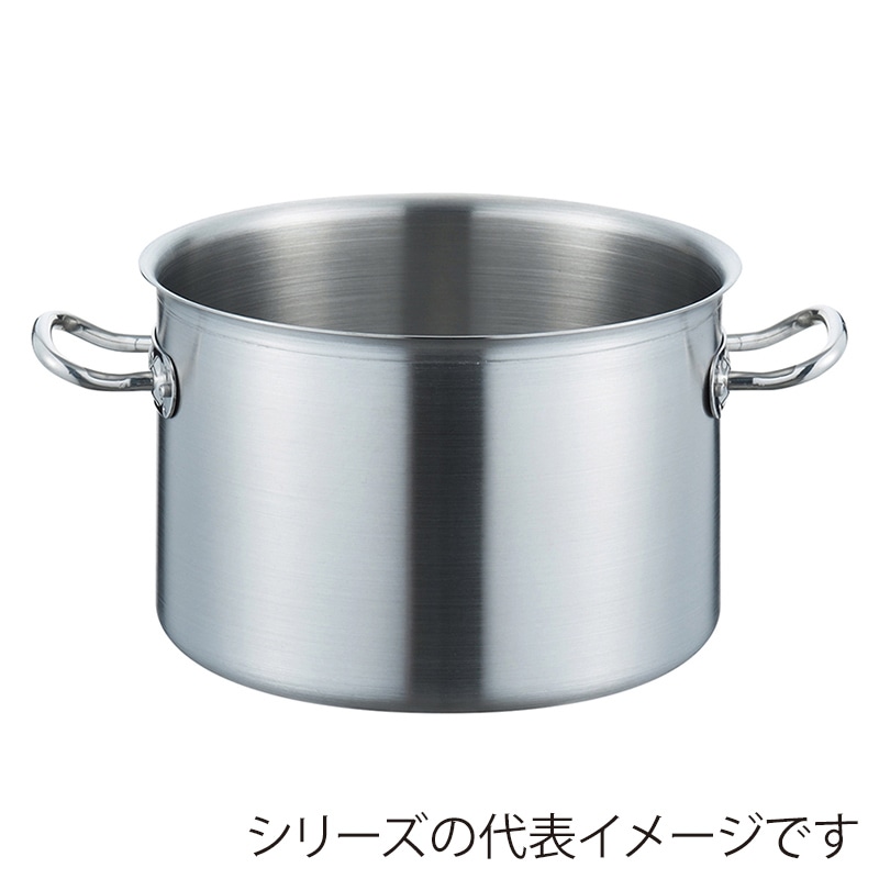 フジノス ロイヤルセカンド 半寸胴鍋 27cm SMD-270 1個（ご注文単位1個