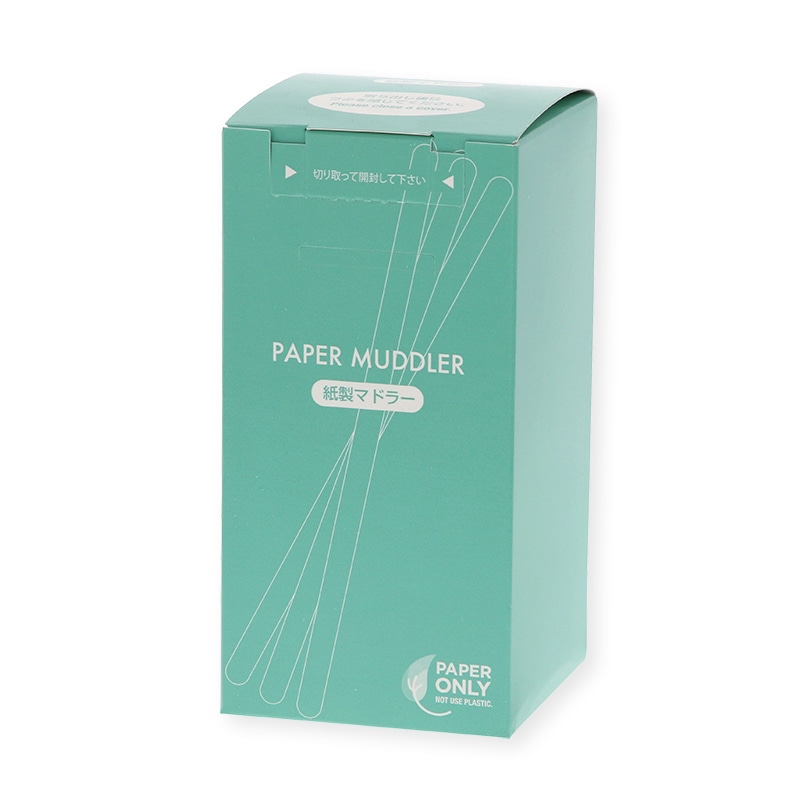 アオトプラス 紙製カトラリー エコマドラー 14-F 14cm 小箱入 400本/箱