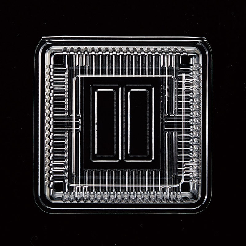 デンカポリマー 食品容器 フードパック(折蓋タイプ) OP-126 100枚/袋