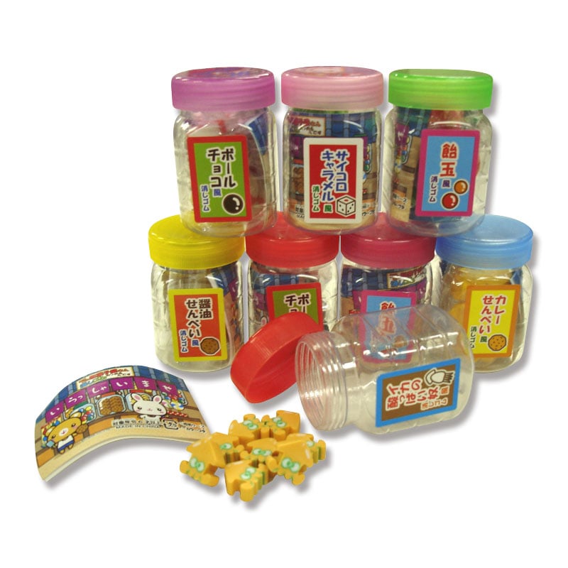 リブレ イベント用品 当てくじ ミニミニ駄菓子屋さん消しゴム