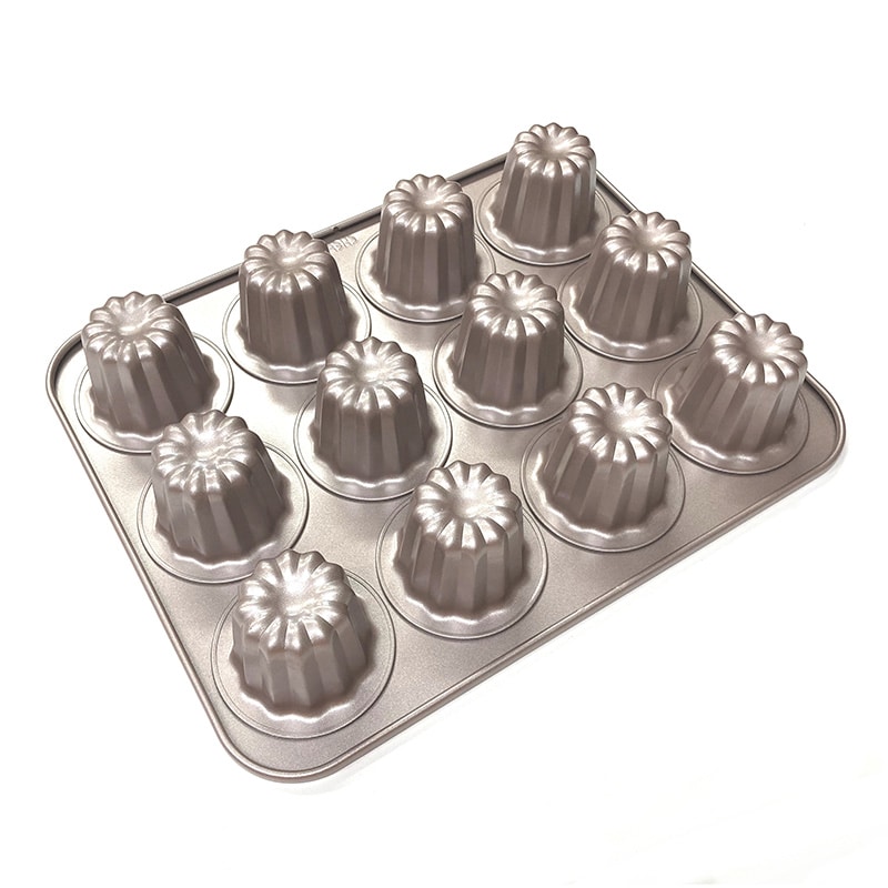 パシフィック洋行 カヌレ天板 12個取 2WK-WK9158 1枚(ご注文単位1枚)【直送品】