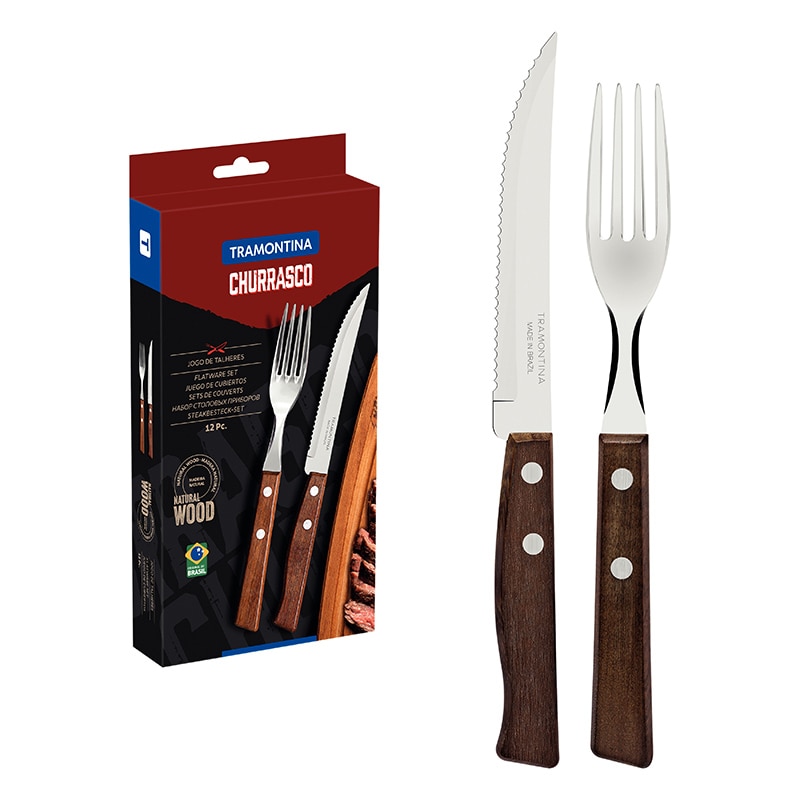 トラモンティーナ トラディショナル ステーキナイフ&フォーク 12点 22299009 1セット(ご注文単位1セット)【直送品】