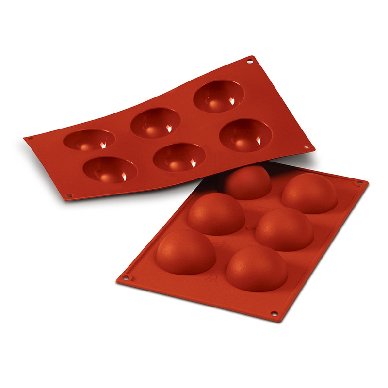 パシフィック洋行 製菓シリコン型 6個取 SF003 半球60 1個(ご注文単位1個)【直送品】