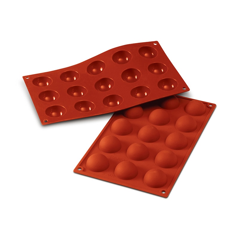 パシフィック洋行 製菓シリコン型 15個取 SF005 半球40 1個(ご注文単位1個)【直送品】