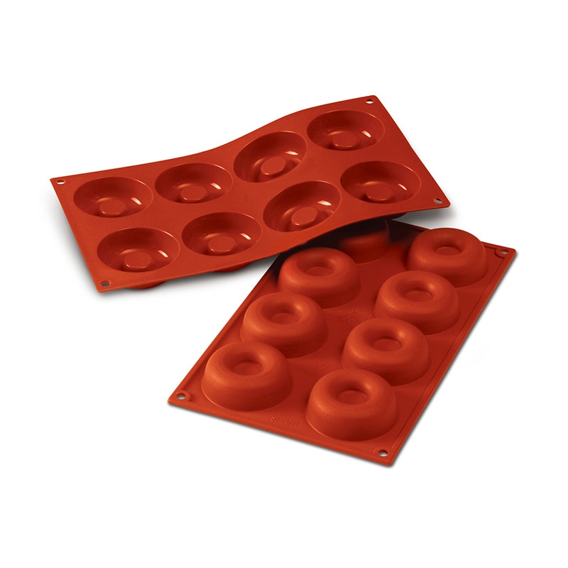 パシフィック洋行 製菓シリコン型 8個取 SF011 ミディアムサバラン 1個(ご注文単位1個)【直送品】