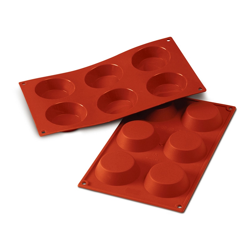 パシフィック洋行 製菓シリコン型 6個取 SF016 タルトレット70 1個(ご注文単位1個)【直送品】