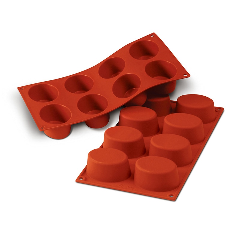 パシフィック洋行 製菓シリコン型 8個取 SF055 ビックオーバル 1個(ご注文単位1個)【直送品】