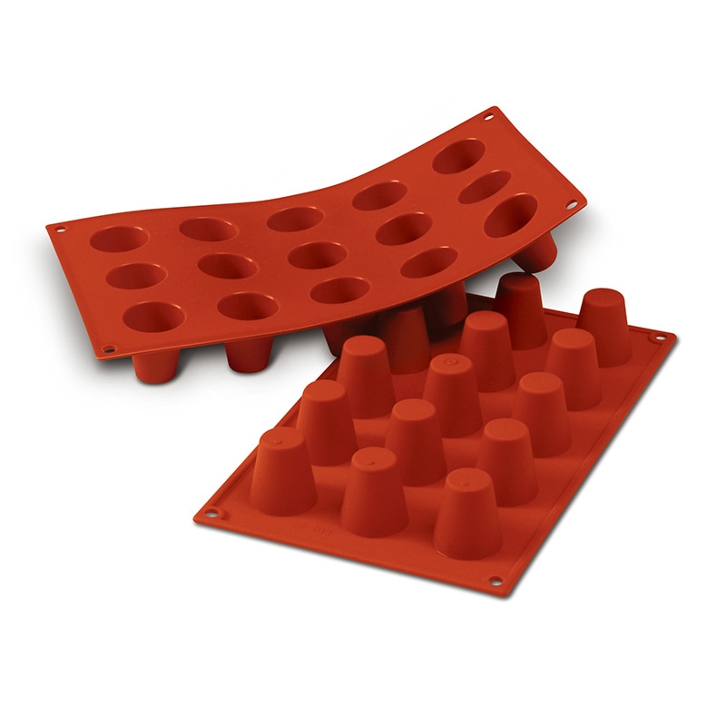 パシフィック洋行 製菓シリコン型 15個取 SF019 スモールバーバ 1個(ご注文単位1個)【直送品】