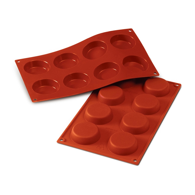 パシフィック洋行 製菓シリコン型 8個取 SF045 フランモールド60 1個(ご注文単位1個)【直送品】