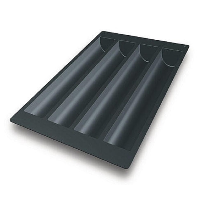 パシフィック洋行 製菓シリコン型 トロンコ ブッシュ型 50×80 4取 2SI-SQ014 1個(ご注文単位1個)【直送品】