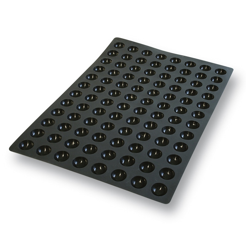 パシフィック洋行 製菓シリコン型 ミニハーフスフェア 半球 96取 2SI-SQ015 1個(ご注文単位1個)【直送品】