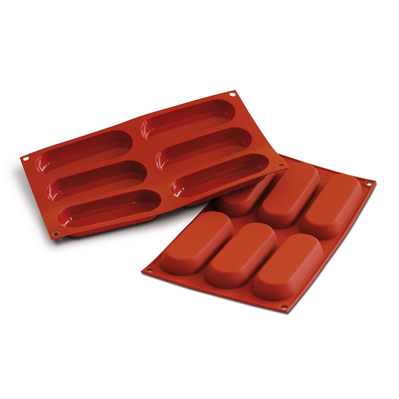 パシフィック洋行 製菓シリコン型 6個取 SF103 サボヤード 1個(ご注文単位1個)【直送品】