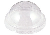 HEIKO プラスチックカップ ドーム型蓋 口径95mm用 C穴付 透明 100個